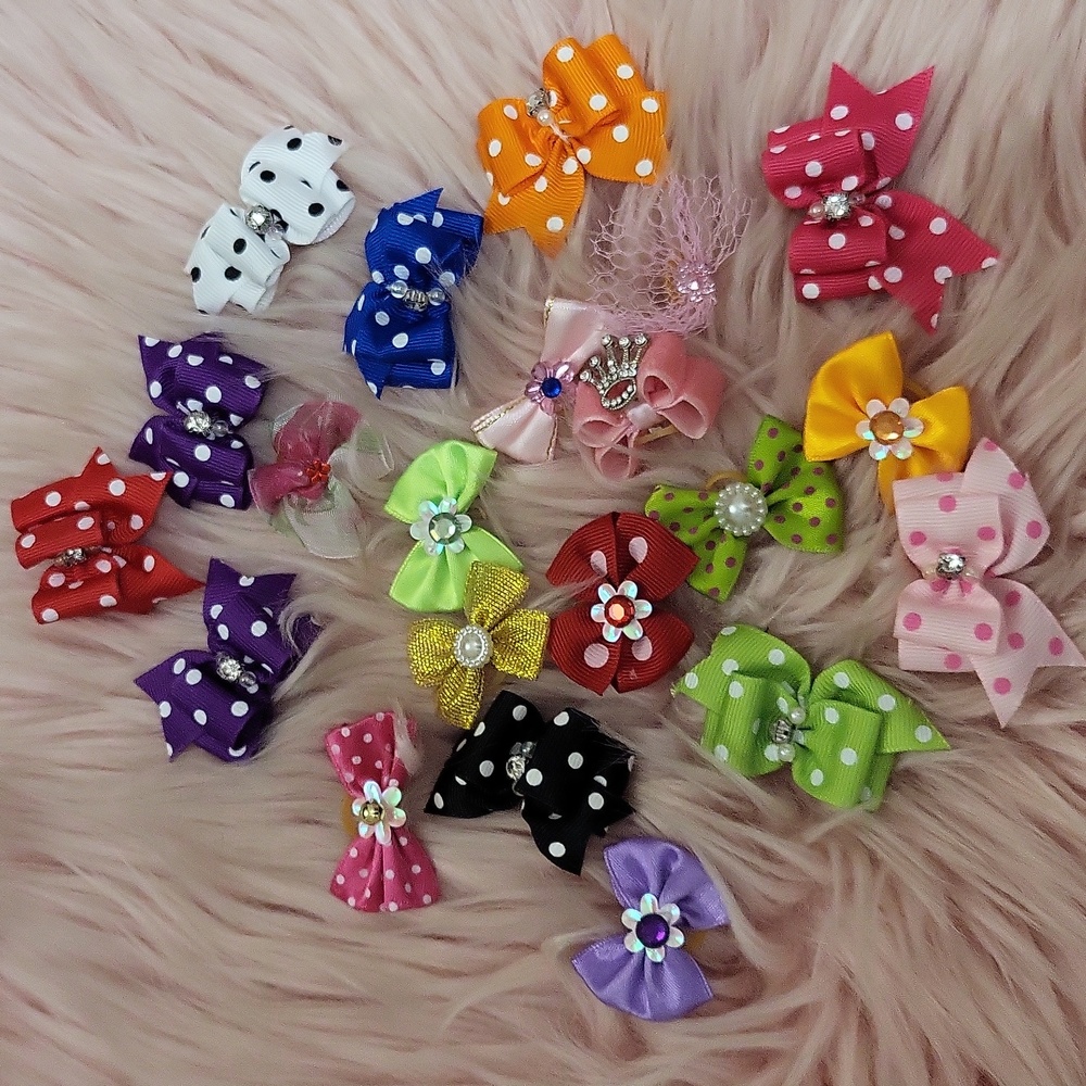 New Listing!! Brand New PET BLING HAIR ACCESSORIES-20 CT.